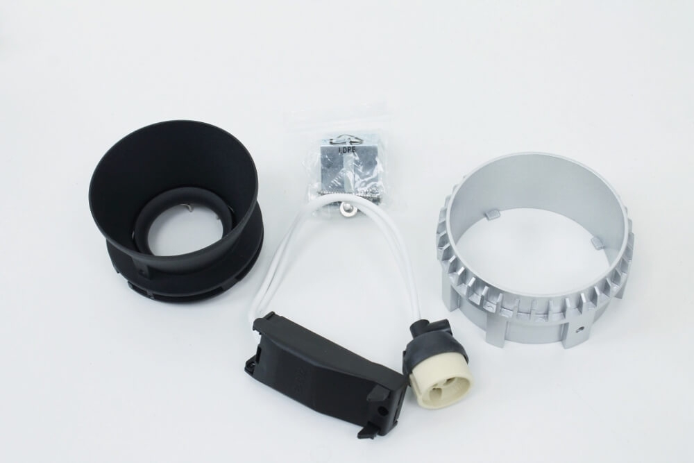 Zwarte ronde inbouwspot TRIMLESS SMOOTH GU10 | verstelbare stucrand