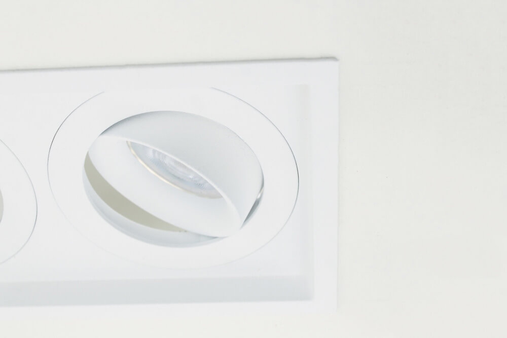Licht verdiepte inbouwspot HELIOS 2-lichts 11 x 20 cm | Wit