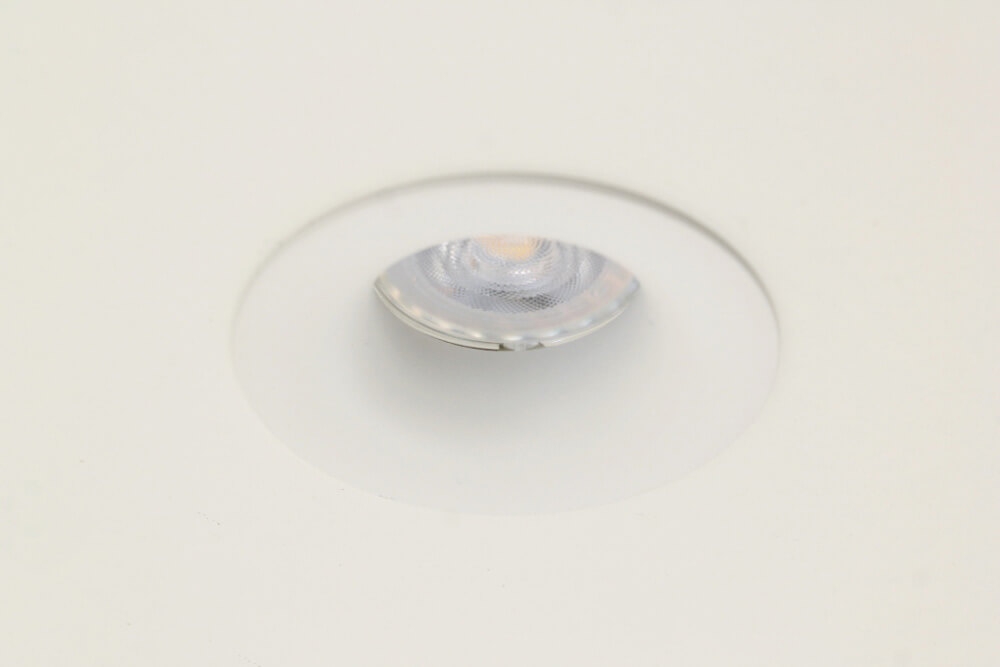 Witte ronde inbouwspot CLICK&FIX licht verdiept | 8,2 cm