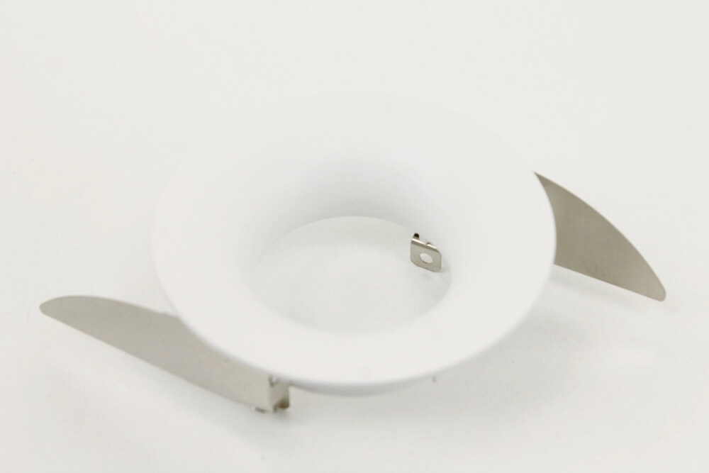 Witte ronde inbouwspot CLICK&FIX licht verdiept | 8,2 cm