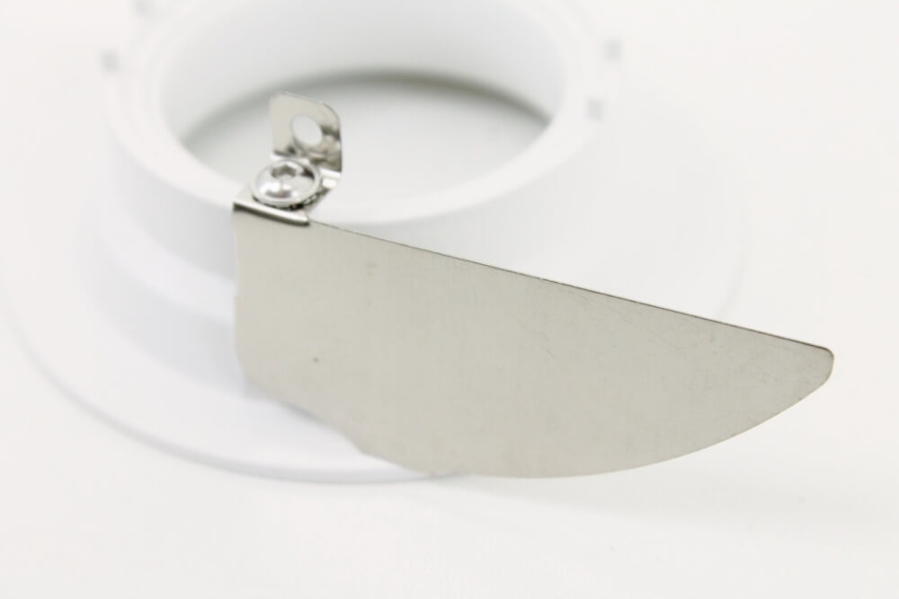 Witte ronde inbouwspot CLICK&FIX licht verdiept | 8,2 cm