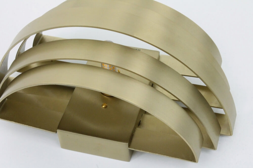 Halfronde wandlamp ESCUT 25 cm | Goud