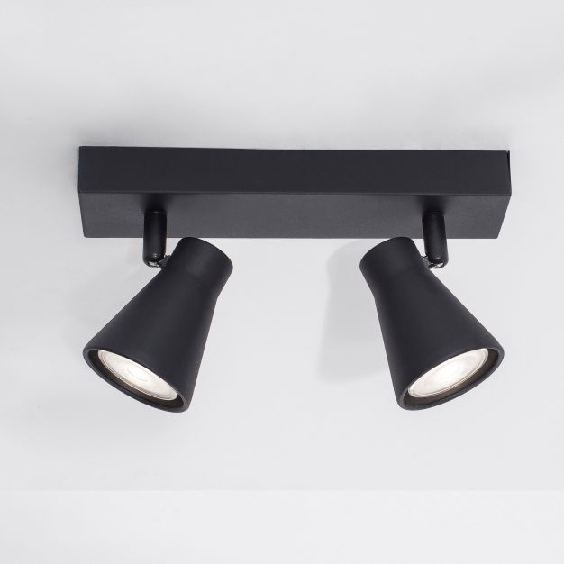 HAMMER opbouwspot GU-10 LED | Zwart