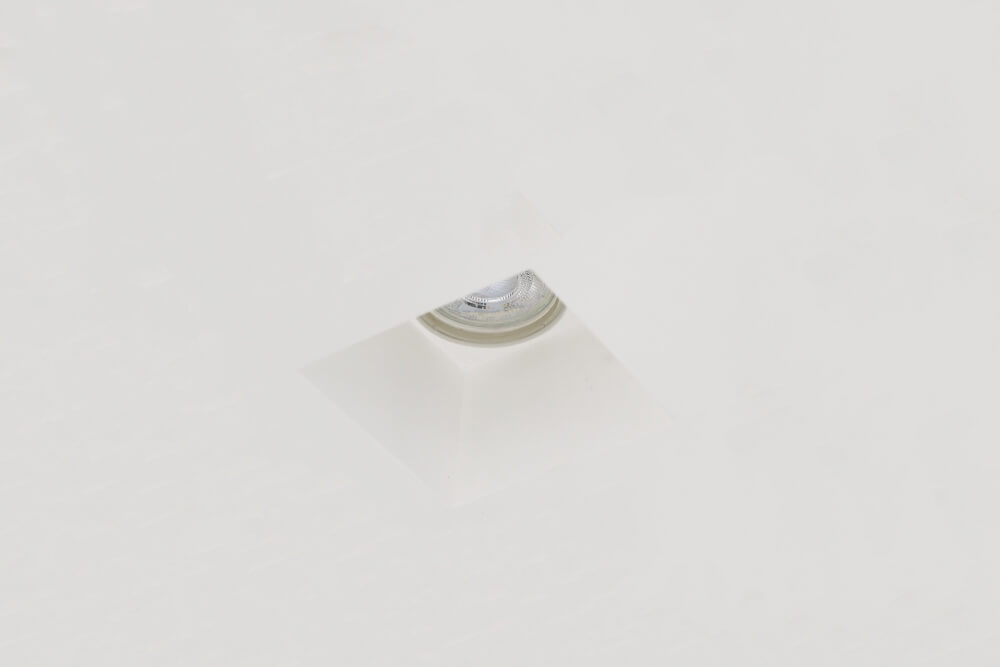 Trimless inbouwspot GIPSY SQUARE 1-lichts | Overschilderbaar