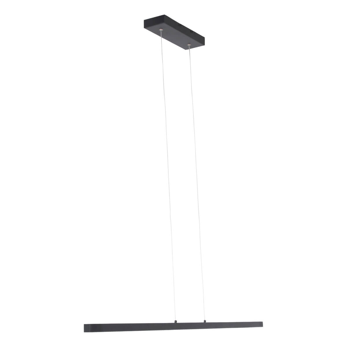 Strakke moderne design hanglamp DEXE LED | Zwart 114 cm