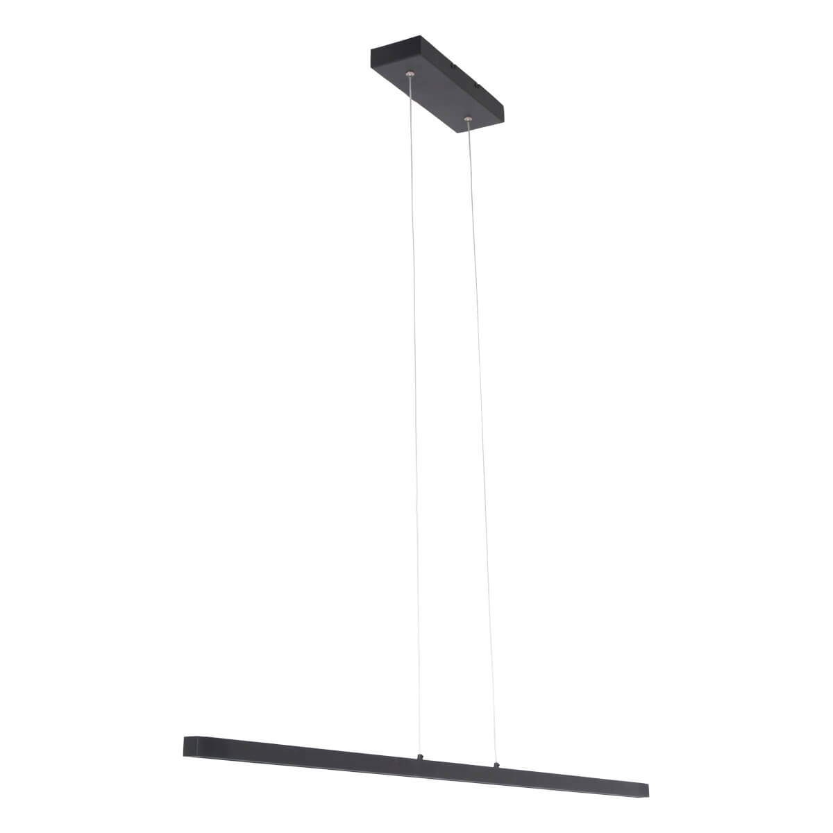 Strakke moderne design hanglamp DEXE LED | Zwart 114 cm