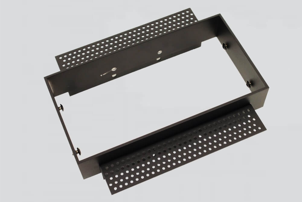 Zwarte inbouwspot TRIMLESS DOUBLE GU10 | verstelbare stucrand