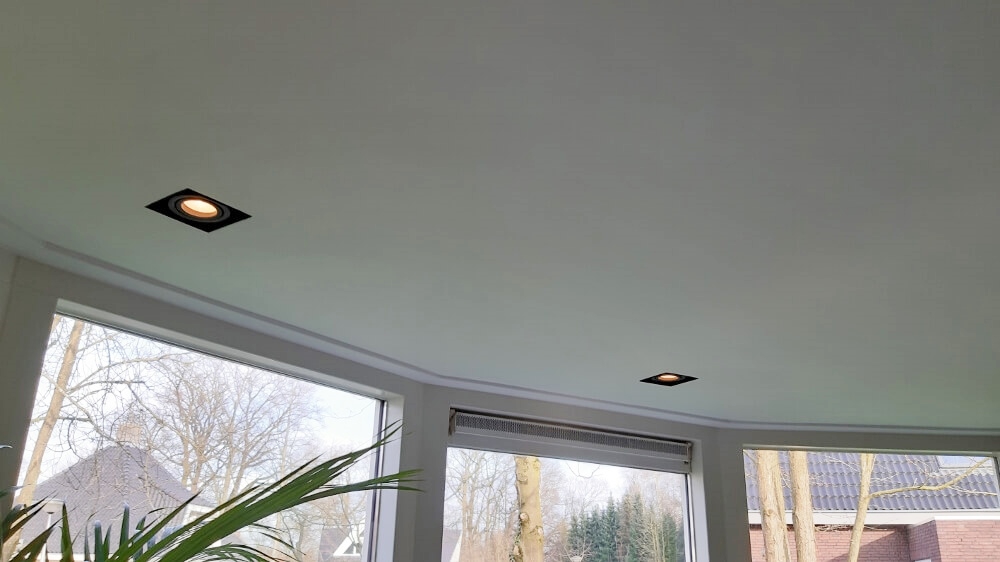 Zwarte inbouwspot TRIMLESS SINGLE GU10 | verstelbare stucrand