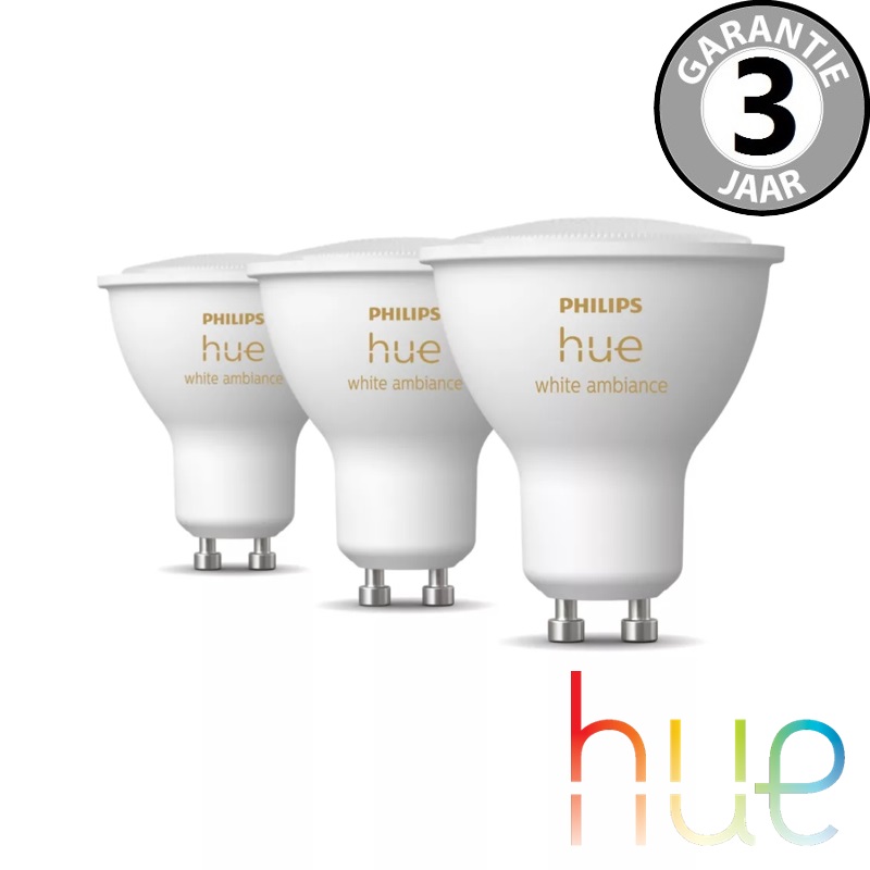 Philips Hue White Ambiance GU10 Triopack