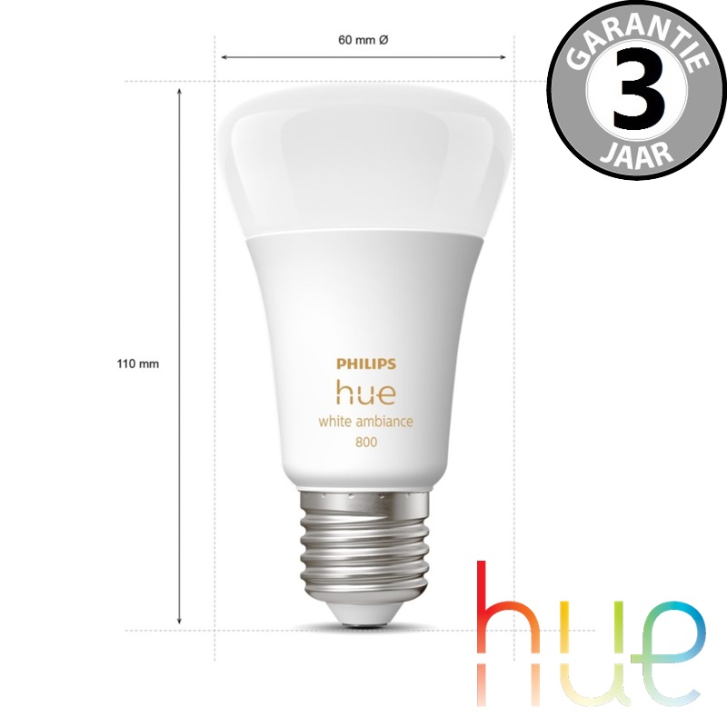Philips Hue White Ambiance E27 Triopack
