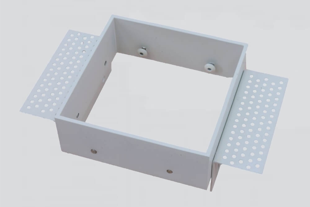 Witte inbouwspot TRIMLESS SINGLE GU10 | verstelbare stucrand