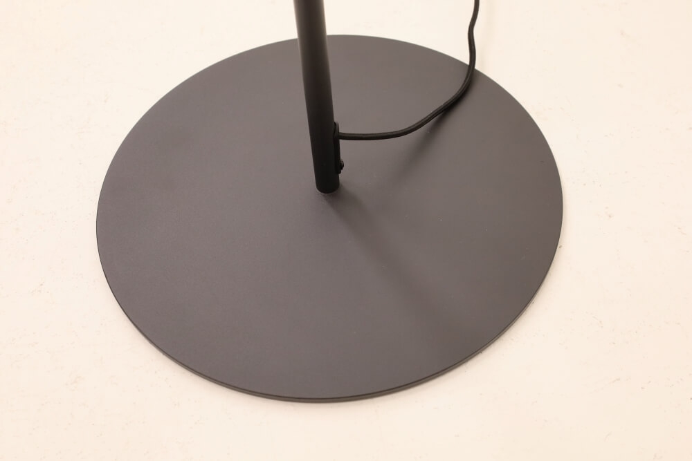 Vloerlamp YAMAS 2-lichts | Smoke glas Ø 12 cm