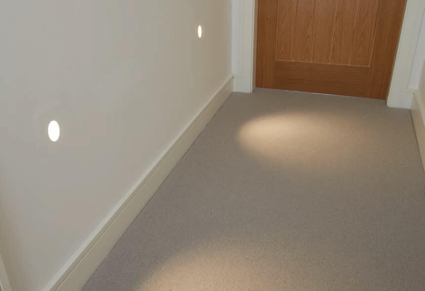 Trimless inbouw wandlamp / trapverlichting GIPSY WALL 2 LED