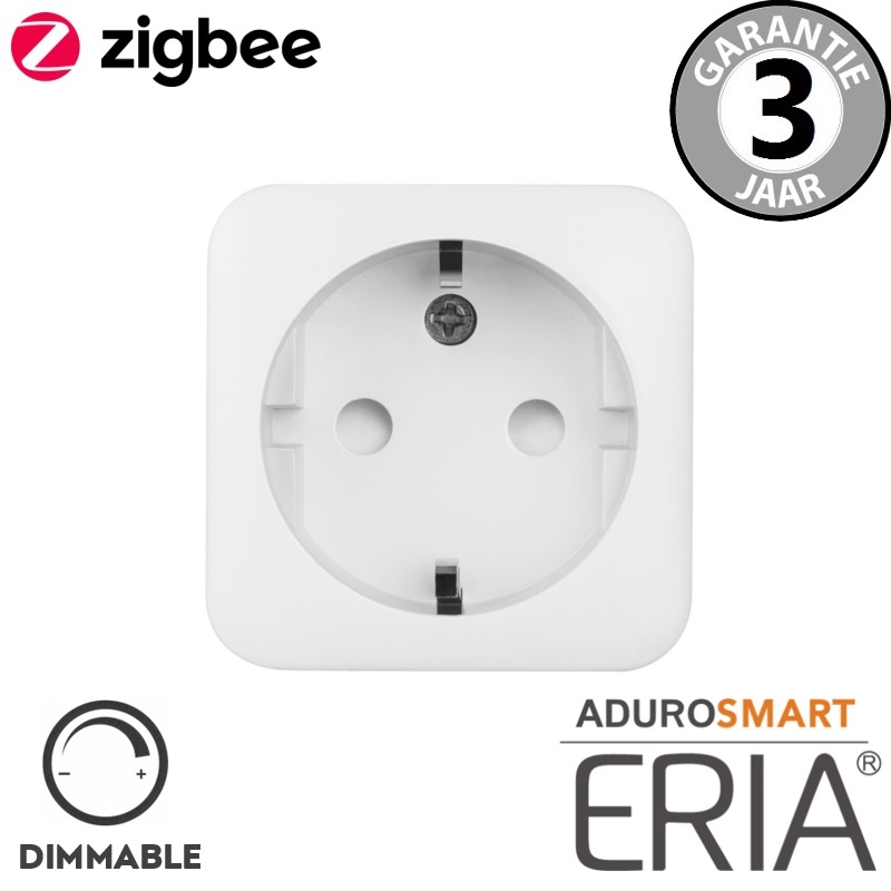 Eria AduroSmart Zigbee witte slimme stekker | Dimbaar max. 200W