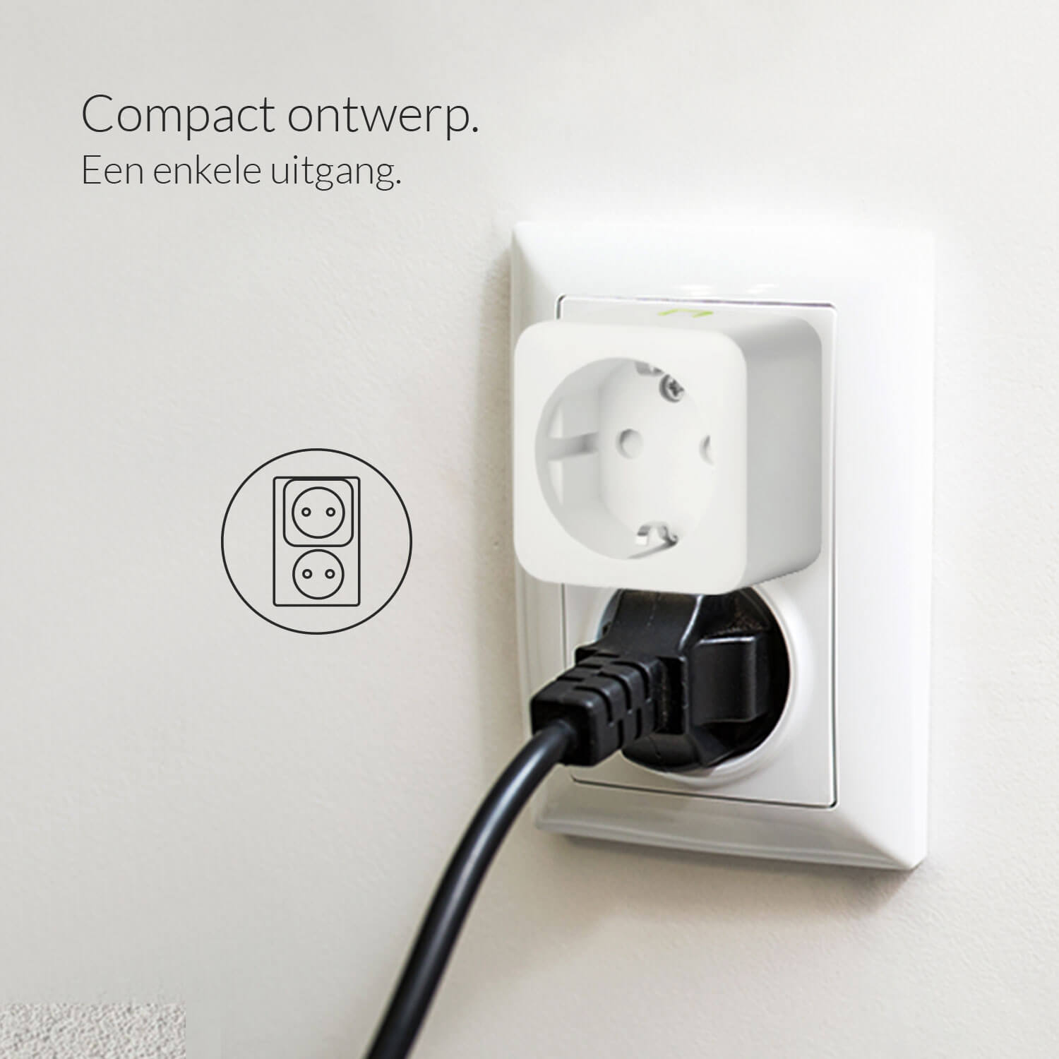 Eria AduroSmart Zigbee witte slimme stekker | Dimbaar max. 200W