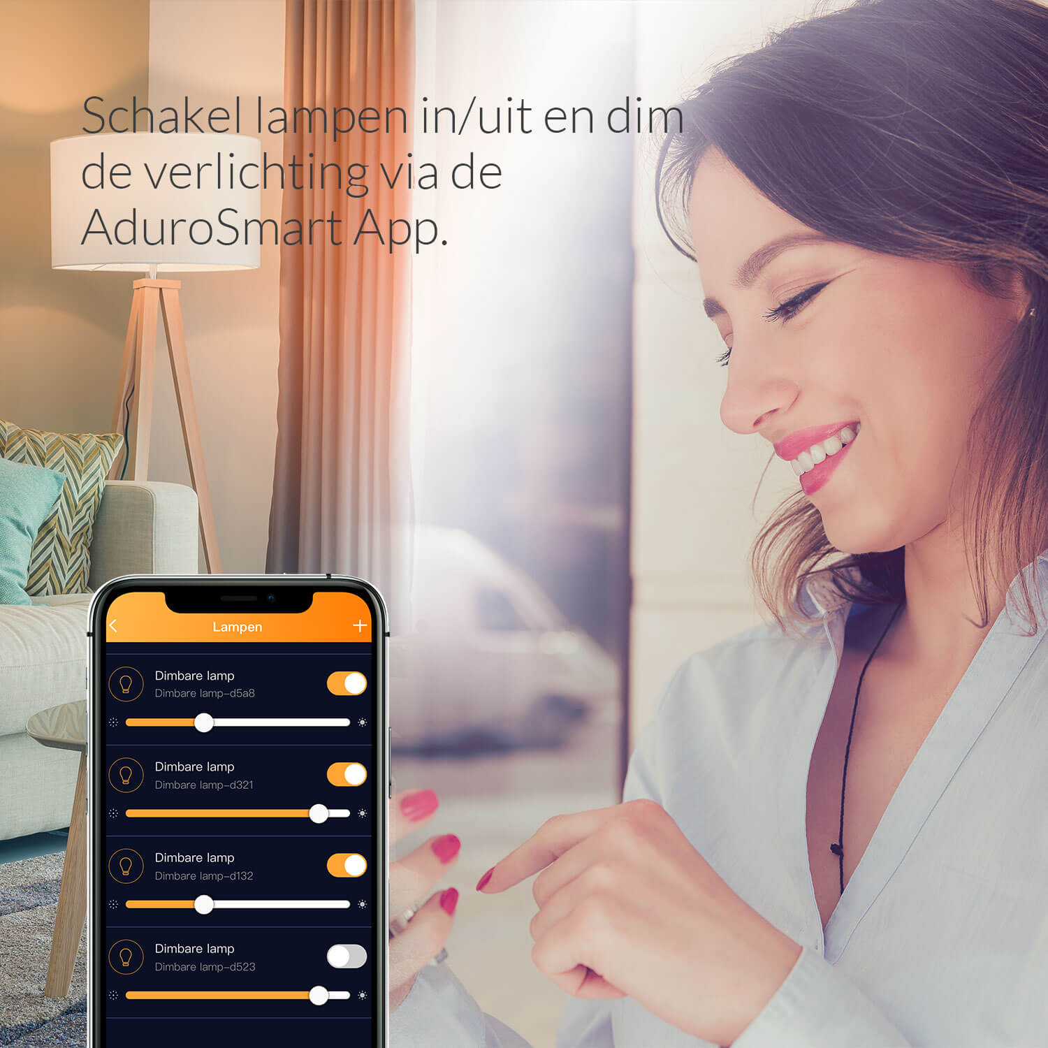 Eria AduroSmart Zigbee witte slimme stekker | Dimbaar max. 200W