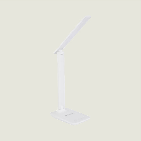 Bureaulamp BROBY wit | LED instelbaar | met draadloze oplaadfunctie