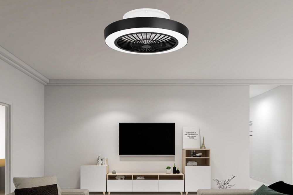 Plafondventilator SPERONELLA Ø 55 cm met lamp | Kleur instelbaar en 3 snelheden