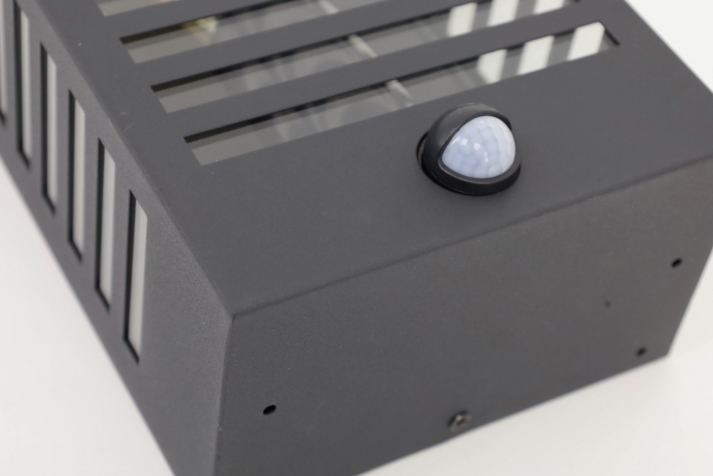 Buitenlamp WESTFORD LAMEL wand met sensor | Zwart IP44