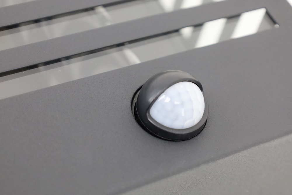 Buitenlamp WESTFORD LAMEL wand met sensor | Zwart IP44