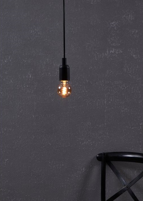 LED Mini globe 60mm CURVE GOLD DECO 4 watt E27 dimbaar
