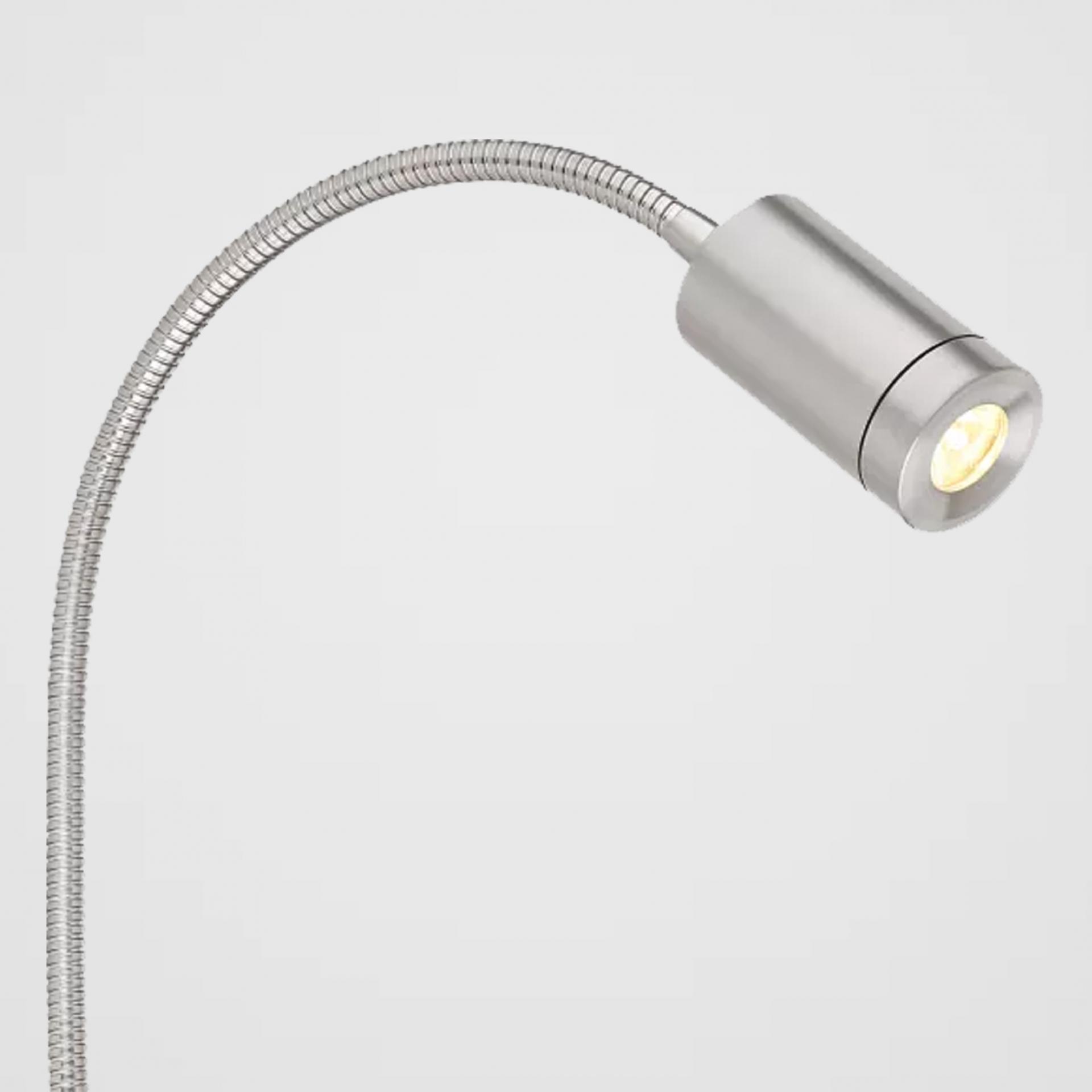 Flexibele wandlamp MILLE LED | Staal