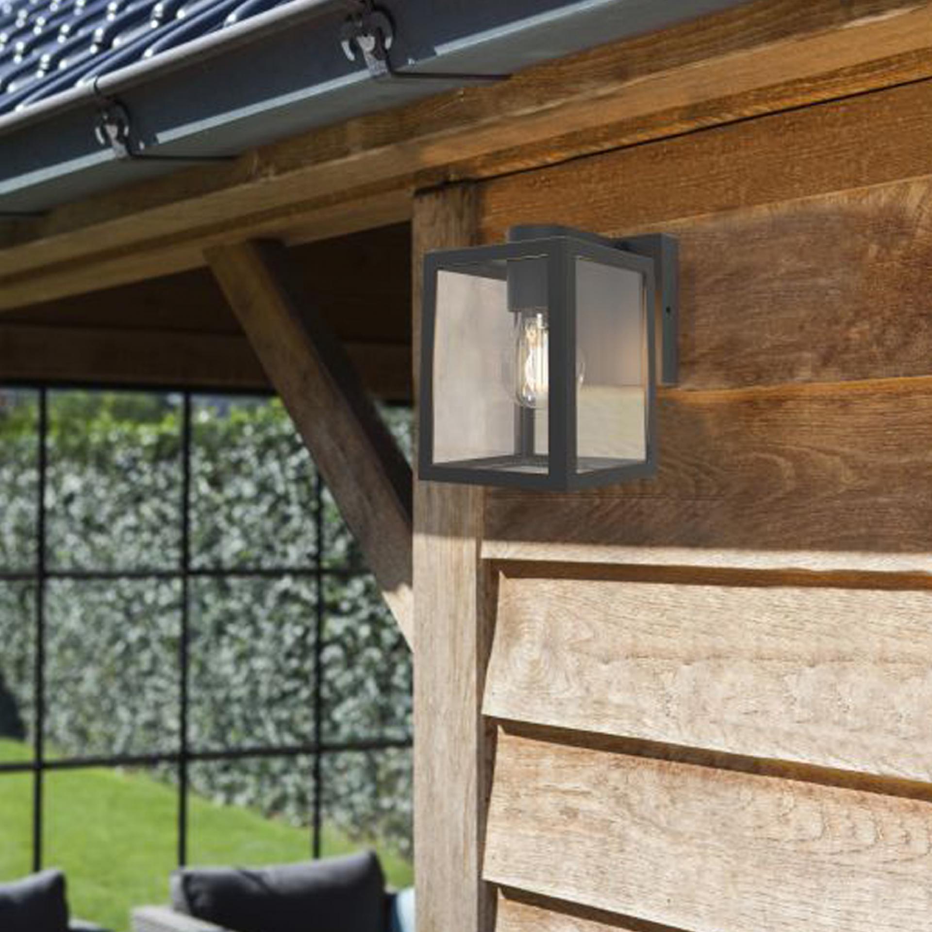 Buitenlamp Wandlamp ZIGGY down | Zwart