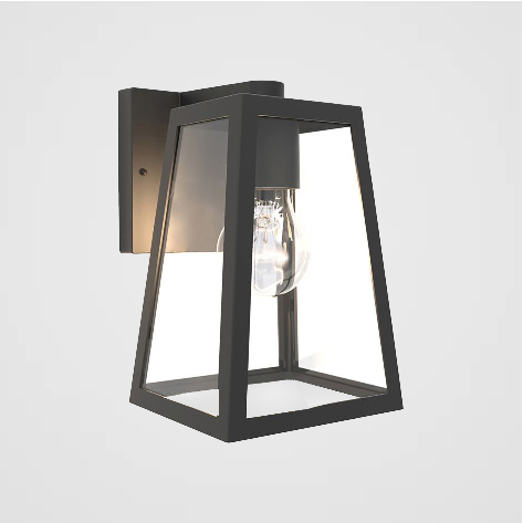 Buitenlamp Wandlamp LIO down | Zwart | IP44