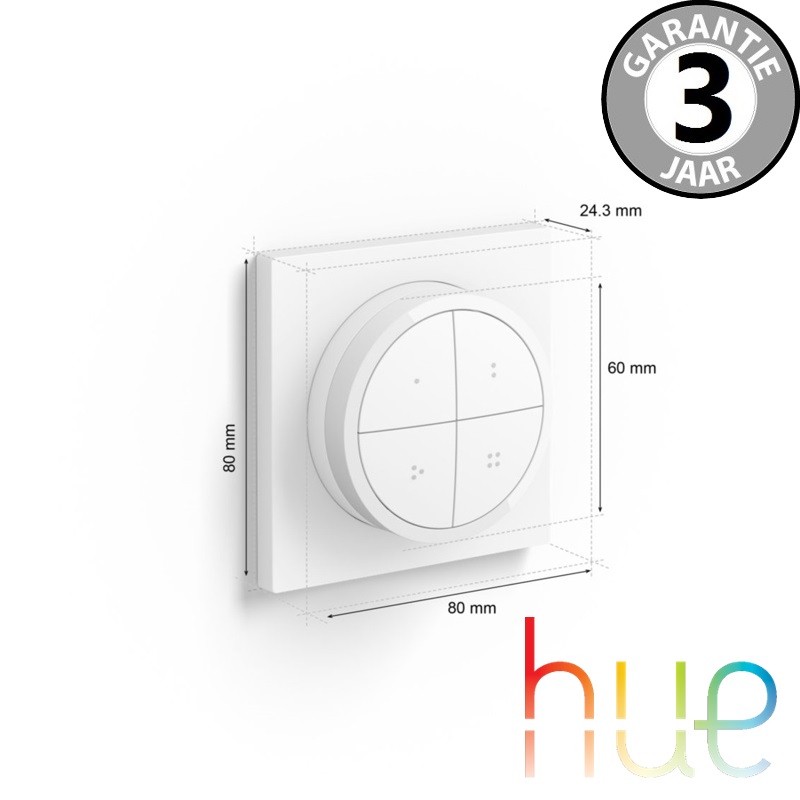 Philips Hue Tap Dial Switch wit | Draaischakelaar