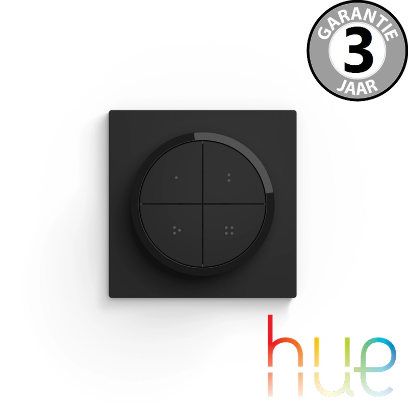 Philips Hue Tap Dial Switch zwart | Draaischakelaar