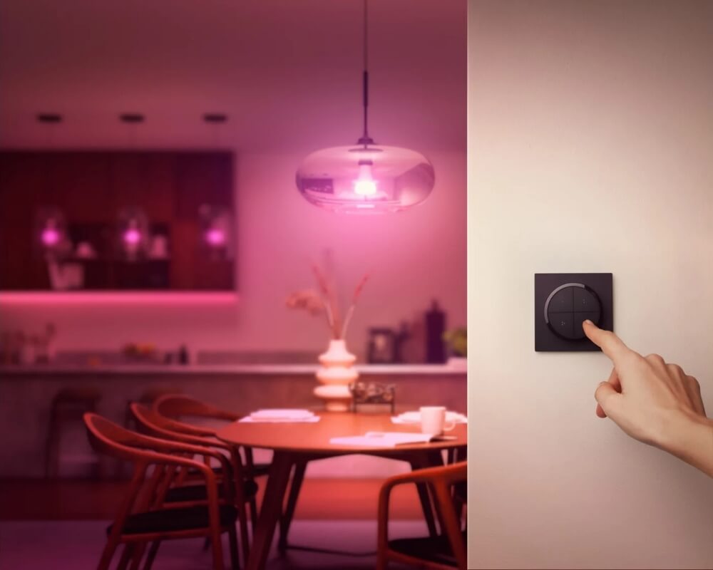 Philips Hue Tap Dial Switch zwart | Draaischakelaar