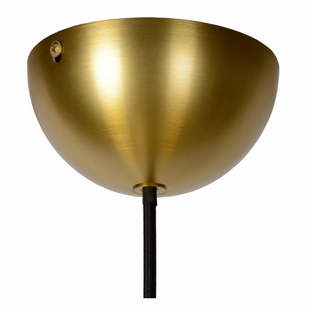 Stoere metalen hanglamp AKRON &Oslash; 50 cm | Goud / messing