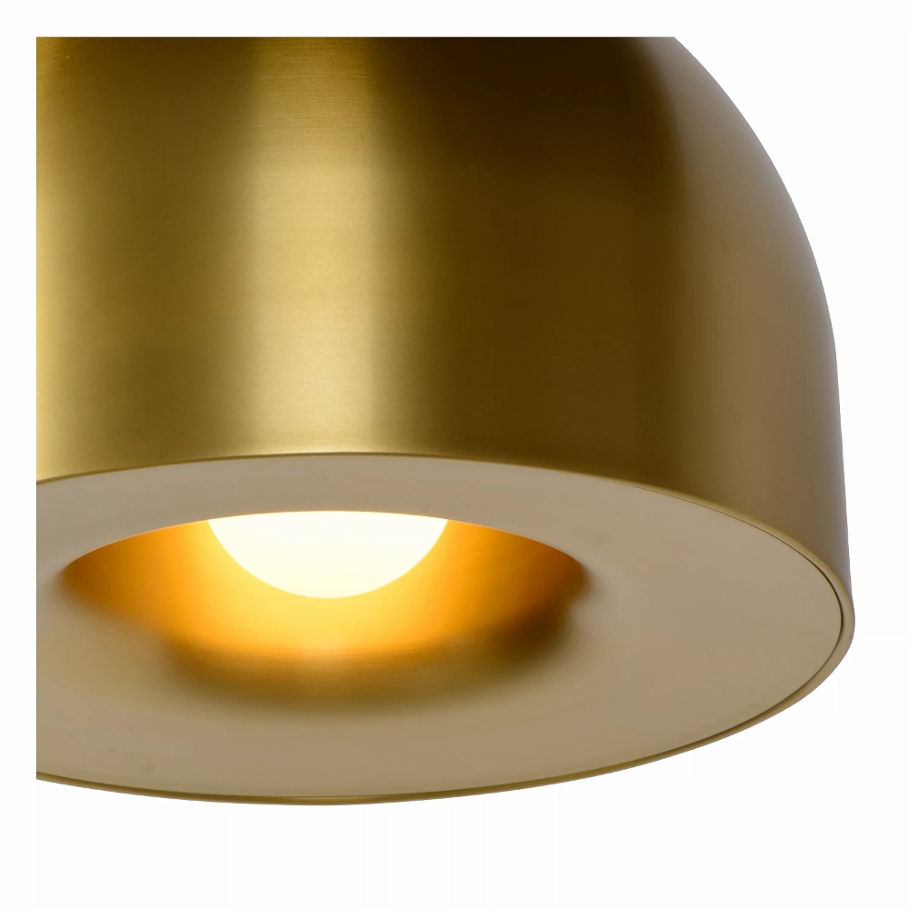 Stoere metalen hanglamp AKRON &Oslash; 50 cm | Goud / messing