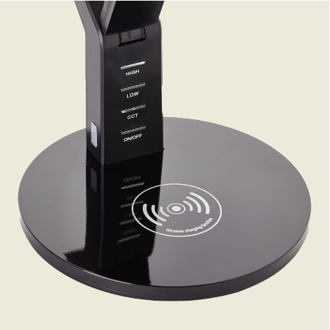 Bureaulamp KAYRA | LED instelbaar | Draadloze oplaadfunctie