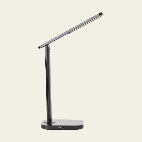 Bureaulamp MASON zwart | LED instelbaar | met lachtlampje