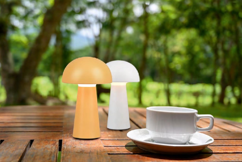 Oplaadbare tafellamp PADDO IP44 | Wit