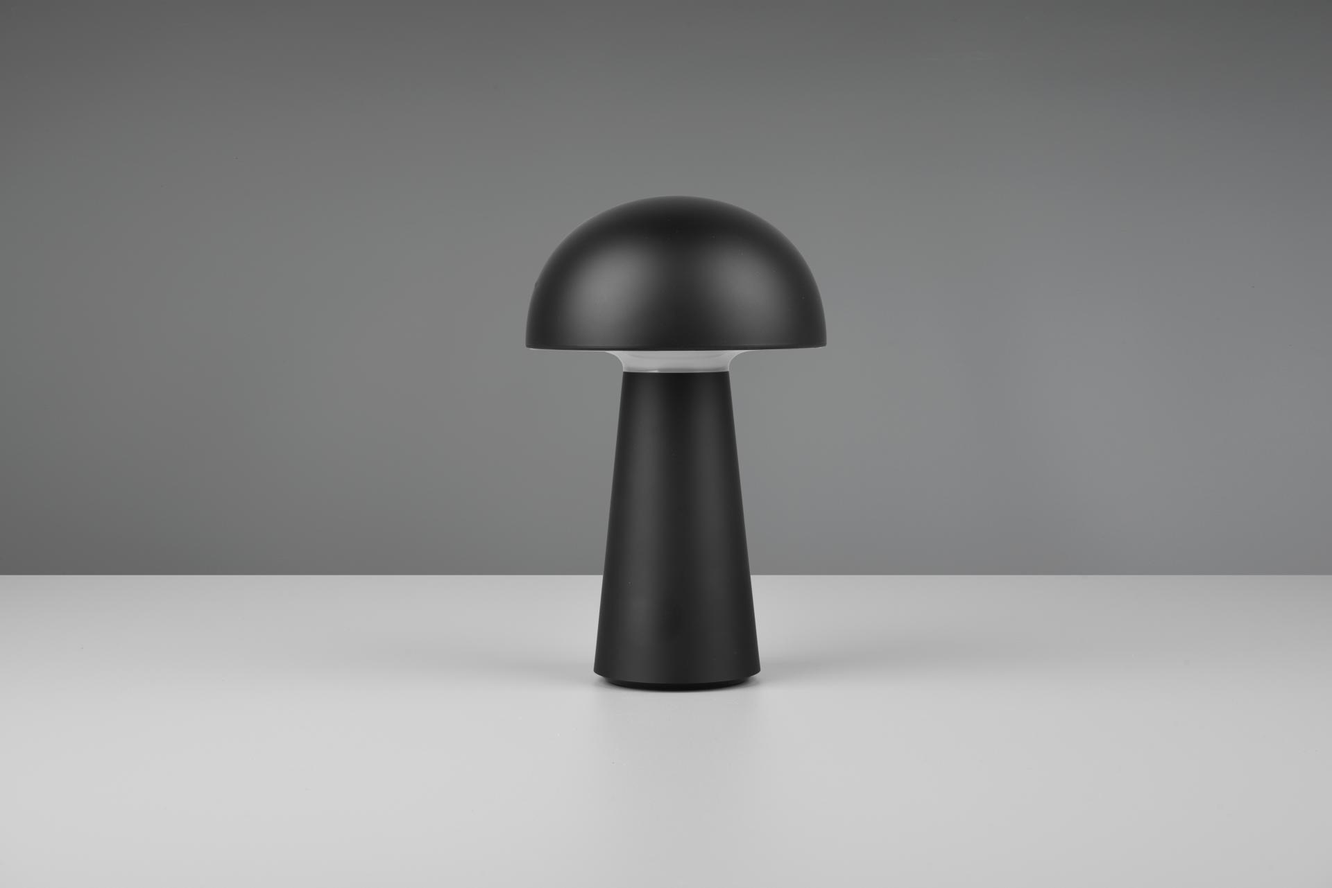 Oplaadbare tafellamp PADDO IP44 | Zwart