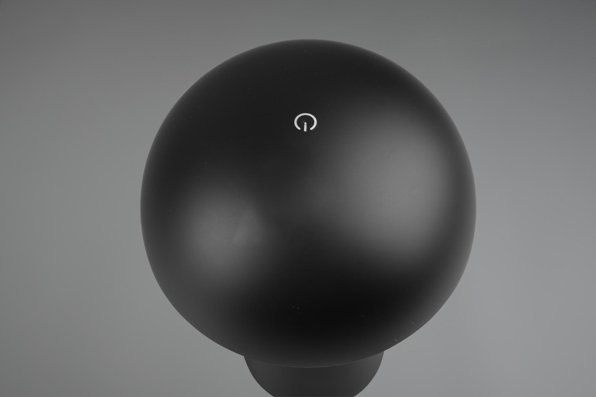 Oplaadbare tafellamp PADDO IP44 | Zwart