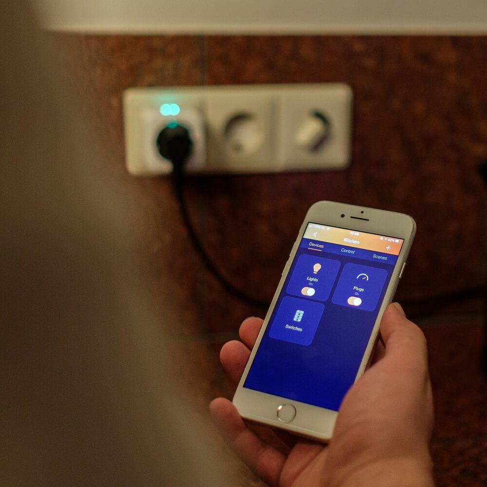 Eria AduroSmart Zigbee witte slimme stekker | Aan/uit schakelaar max. 200W