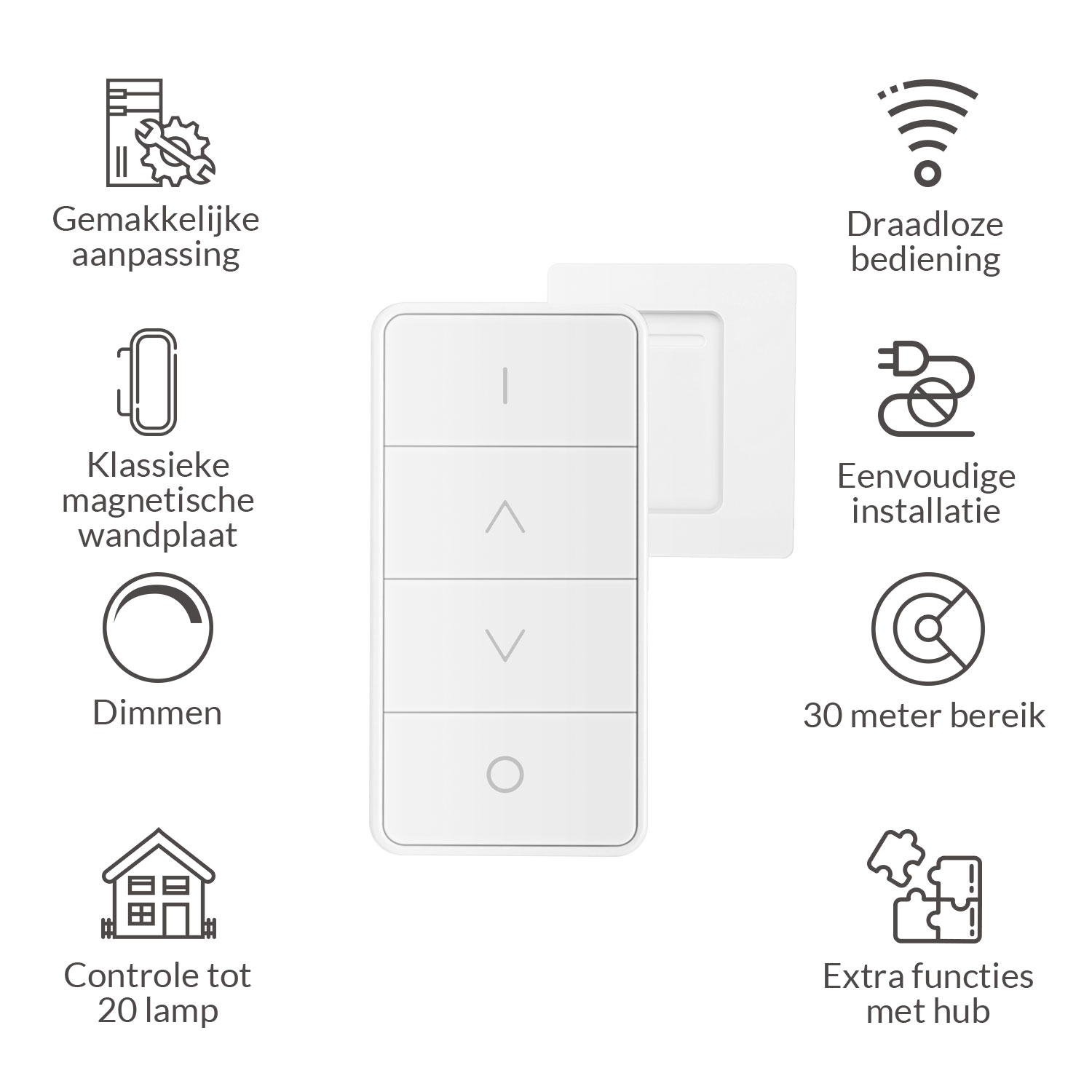 Eria AduroSmart dimmerset | Dimmer Switch + White lamp E27