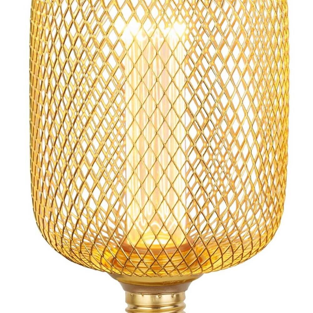 Dimbare LED lamp 3,5W GAAS DECO cilinder 100mm E27 | Goud