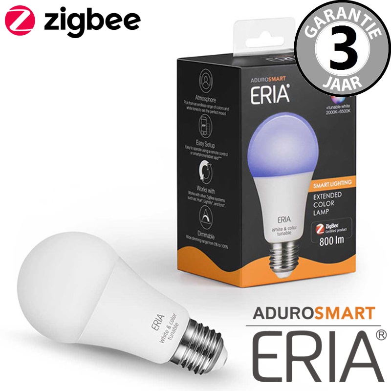 Eria AduroSmart Zigbee smart E27 lamp | Tunable White & Color