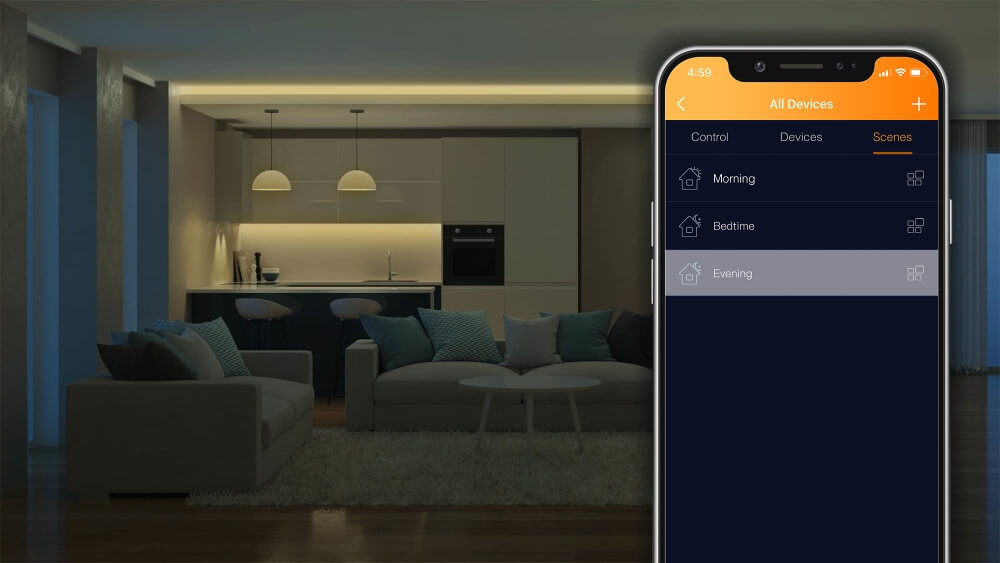 Eria AduroSmart Zigbee smart E14 kaarslamp | Flame
