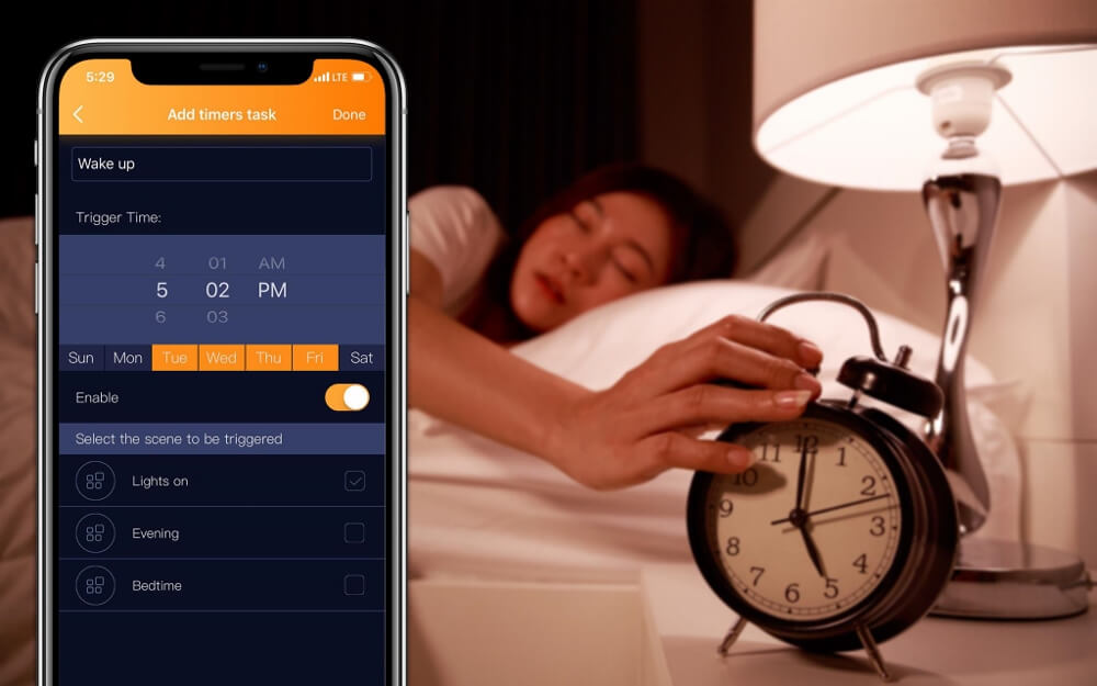 Eria AduroSmart Zigbee smart E14 kaarslamp | Flame