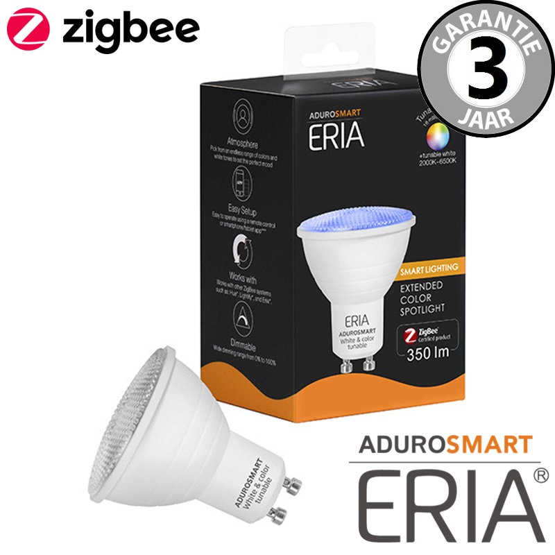 Eria AduroSmart Zigbee smart GU10 lamp | Tunable White & Color