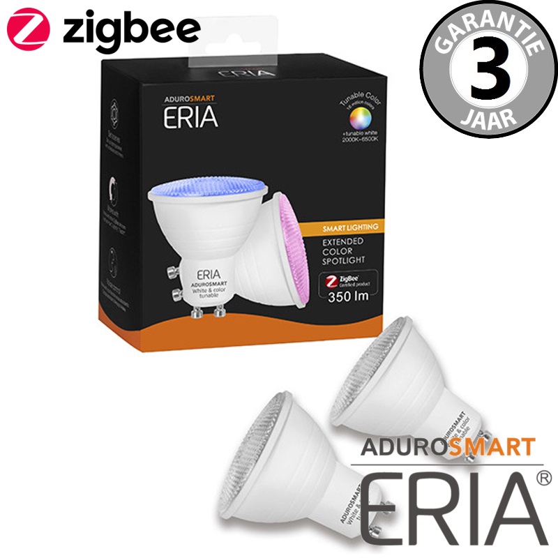 Eria AduroSmart Zigbee smart GU10 duopack | Tunable White & Color
