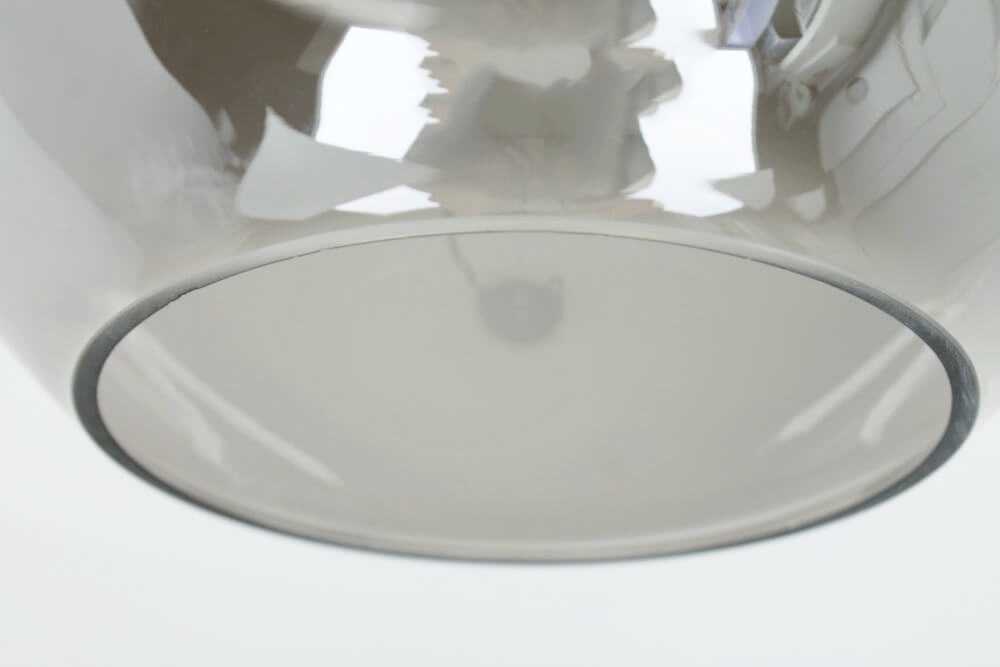 Hanglamp JULIO metallic smoke zwart | groot &Oslash; 40 cm
