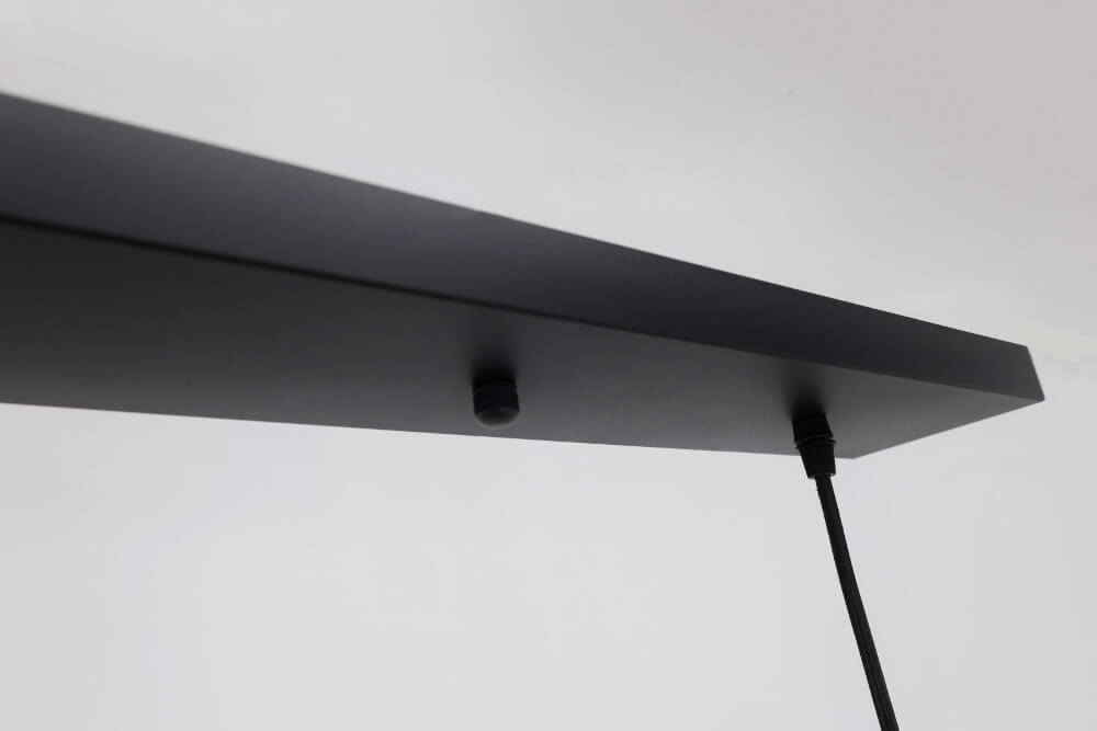 Sierlijke draad hanglamp BOLERO zwart | 3x Ø 40 cm