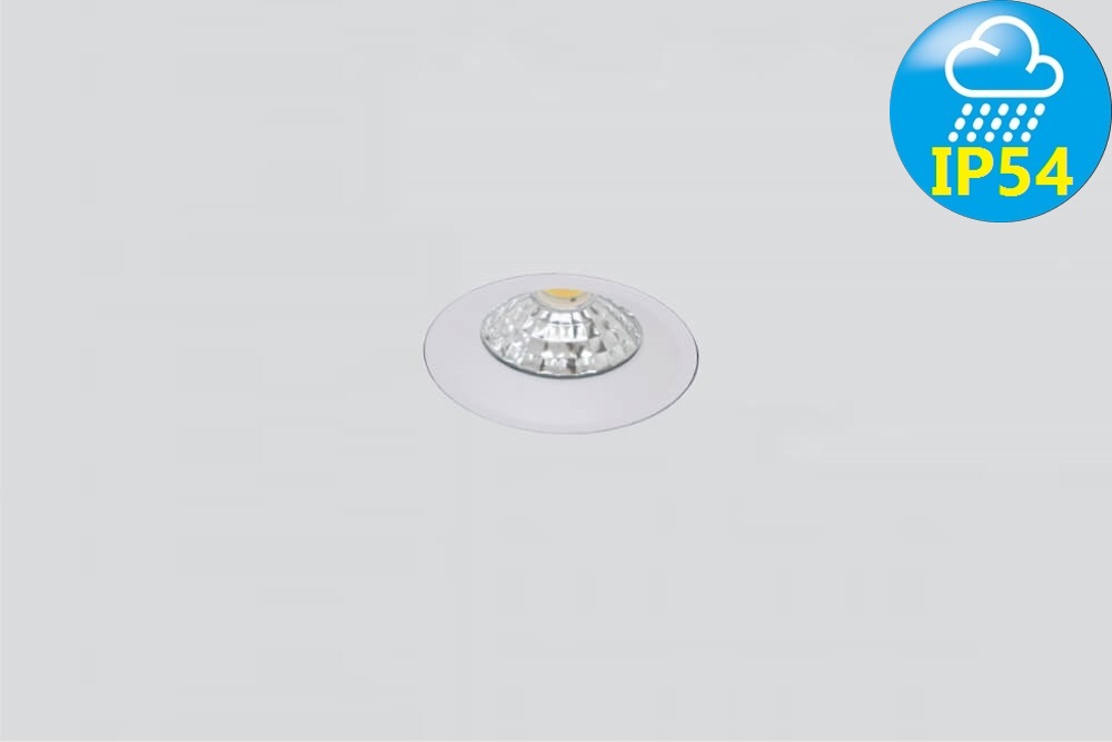 Mini trimless inbouwspot FLAT FIX WarmGlow LED | Wit