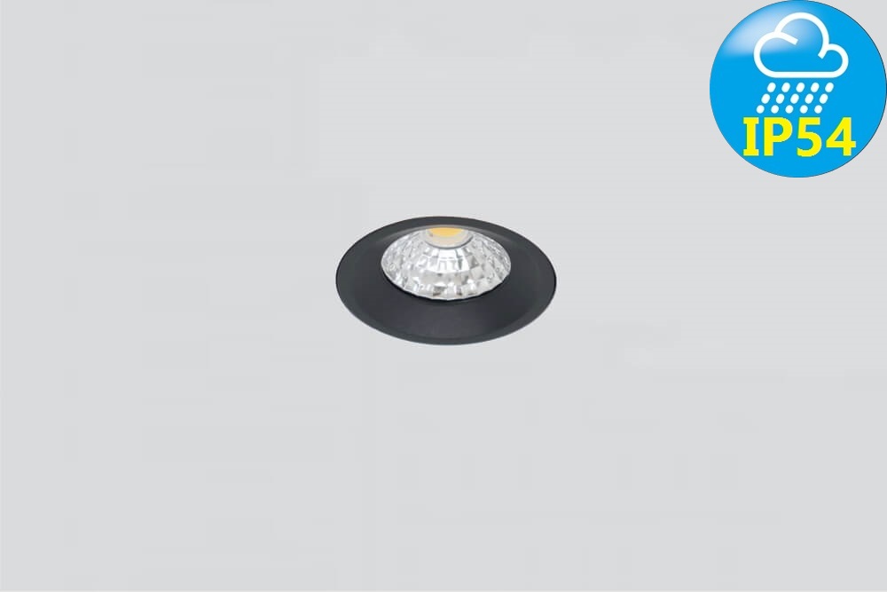 Mini trimless inbouwspot FLAT FIX WarmGlow LED | Antraciet / Grijs